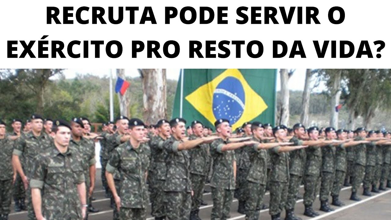 Exército Brasileiro - Milhares de jovens recrutas incorporam hoje