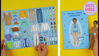 MEN’S WARDROBE FOR PAPER DOLLS | INSTRUCTION