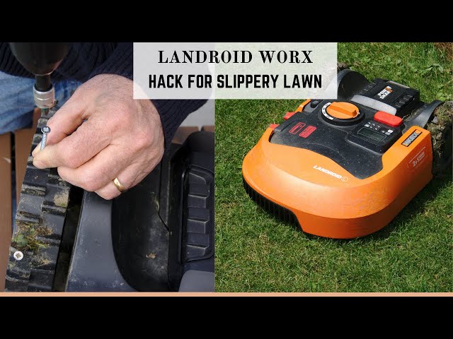 This Simple & Cheap Hack on your Landroid Worx Lawn Mower will prevent it  from getting stuck 