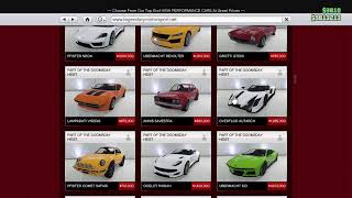 gta5 online PS4 Buying Legendary sports cars $20.000 000