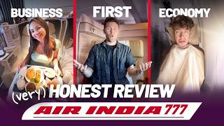 VERY Honest Air India 777 Flight Review: First Class, Business, Economy screenshot 5