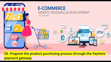 33. Program the product purchasing process through the PayHere payment gateway