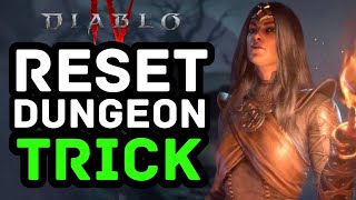 Instantly Reset Dungeons as Fast and Often as You Like | Diablo 4