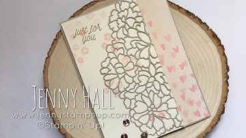 So Detailed Thinlits Dies card using Stampin Up products with Jenny Hall