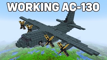 I Made a Working AC-130 with Create!