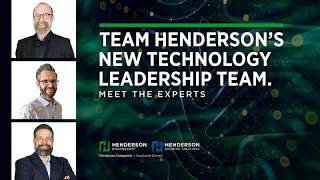 Henderson Companies Advances Innovation with New Technology Leadership Team