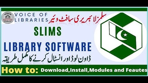 SLiMS Library Software: How to Download and Install (download link) لائبریری سافٹ وئیر سلمز