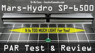 Mars Hydro SP-6500 PAR Test and Review