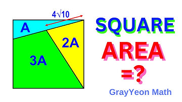 Find the area of the square | Geometry Skills | Math Puzzles