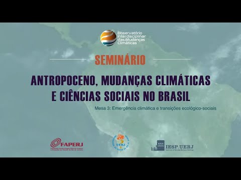 Emergência climática e transições ecológico-sociais - Mesa 3