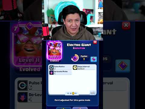 Nuevo Gigante Electrico Evo #clashroyale #onexx #evo