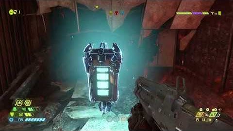 How To Get The Sentinel Battery 3 - Doom Eternal Super Gore Nest Collectible Location - Doom Secrets