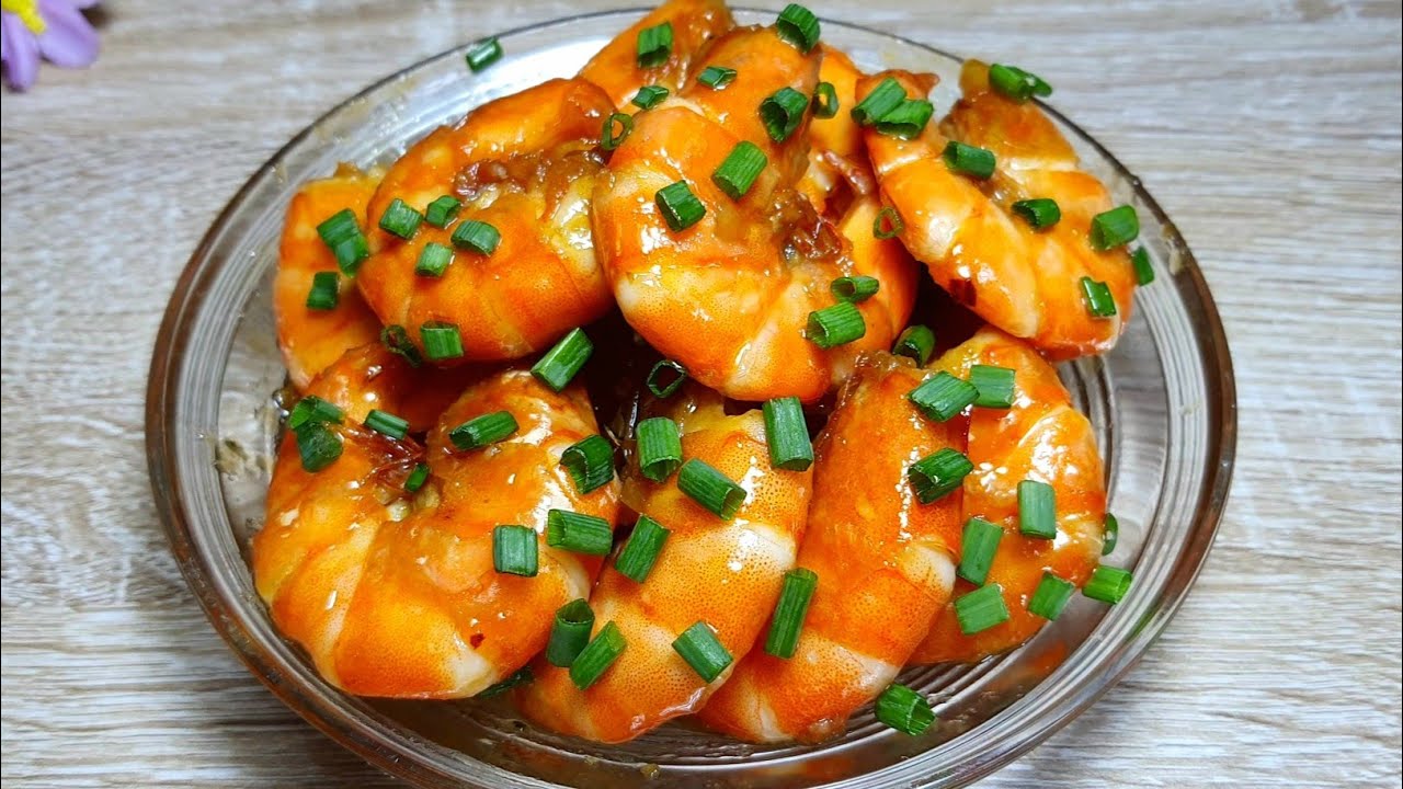 Cách làm Tôm Rim Mặn Ngọt nhanh cấp tốc ,TÔM RANG MẶN NGỌT Sánh Kẹo ăn ...