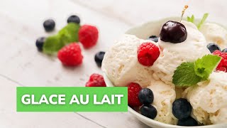 Fraîcheur Crémeuse - Recette Savoureuse de Glace au Lait Maison | Plaisirs Gourmands et Santé Réunis