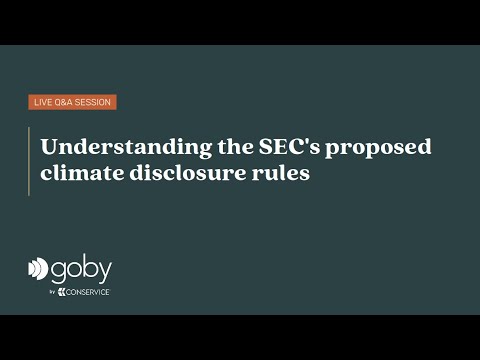 Understanding the SEC's proposed climate disclosure rules