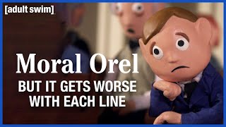 Moral Orel but It Gets Worse with Each Line | adult swim