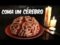 Como fazer CÉREBRO COMESTÍVEL - receitas de Halloween