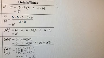 4.1 Properties of Exponents