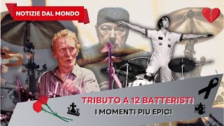 Tributo ai 12 Batteristi: i Momenti più Epici della Batteria🥁🎶