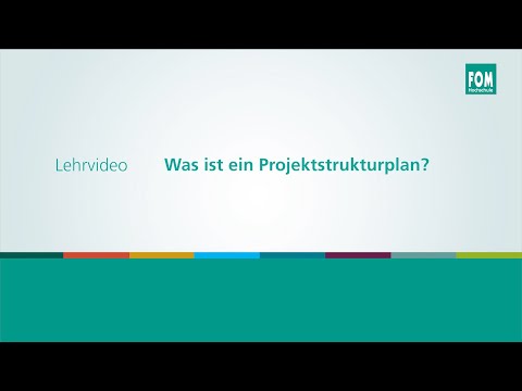 Video: Was ist ein Prozessstrukturplan?