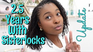 Sisterlocks on Thin Hair - 2.5 Years | Update