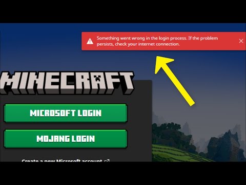 How To Fix Minecraft - Something Went Wrong In The Login Process. Check Your Internet Connection