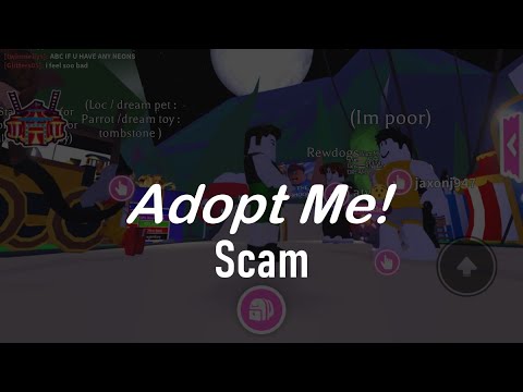 Roblox Adopt me! caught a Scammer!