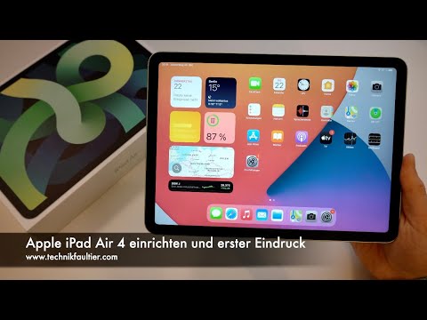 Apple iPad Air 4 einrichten und erster Eindruck