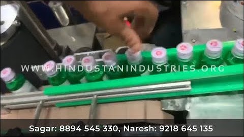 👉Automatic Cough Syrup Round Bottle Sticker Labeling Machine Successfully  Delivered at Baddi👈