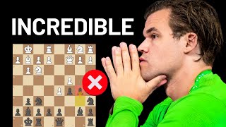 Carlsen Breaks Every Rule Then Wins In 22 Moves