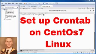 how to set up crontab on centos 7 linux