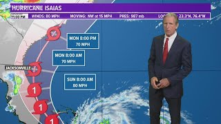 Hurricane Isaias: 11 p.m. update, July 31
