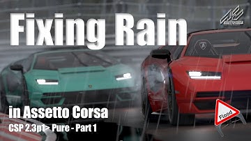 Fix Rain Physics in Assetto Corsa! - Part 1 - What