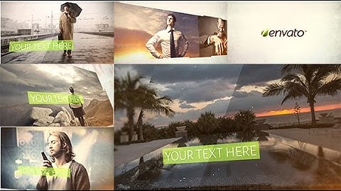 Free After Effects Template – Glass Slideshow