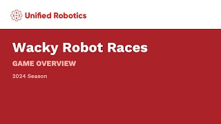 2024 Game Overview - Wacky Robot Races