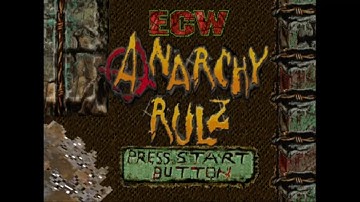 ECW Anarchy Rulz - Sega Dreamcast - Intro & Title Screen