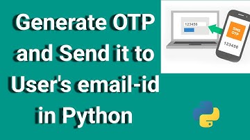 Generate OTP and Send it to User