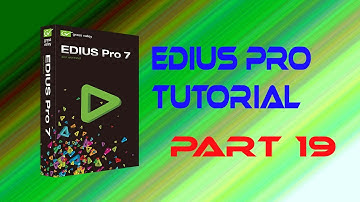 edius pro 7 5 tutorial part 19 Luminance key