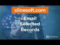 Email selected records | Two different methods.