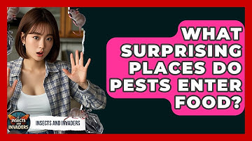 What Surprising Places Do Pests Enter Food? - Insects and Invaders