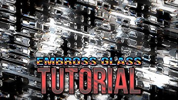 Particle Array 3D And Embross Glass | After Effects Tutorial Background #349