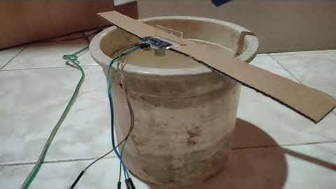 Kontrol Ketinggian Air Berbasis arduino sensor ultrasonik, labview integrated