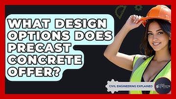 What Design Options Does Precast Concrete Offer? - Civil Engineering Explained