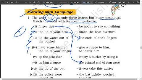 Expert Detectives Class 7 Questions and Answers |  Working with the Language | #7EH6_4