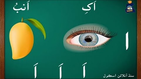 Sindhi Alphabet (Part 1) | Sindhi Alif Bay Ji Patti |سنڌي الف ب جي پٽي (حصو پھريون)