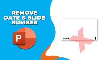 How to remove date and slide number in PowerPoint