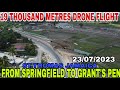 19.42 Km DRONE FLIGHT//SPRINGFIELD TO GRANTS PEN// ST.THOMAS JAMAICA //SOUTHERN COASTAL HIGHWAY IP