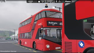 CLEAN 455 Entrance into WEST CROYDON *Roblox*