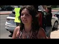BHS students protest security guards in downtown Bakersfield