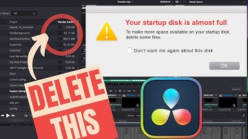 Disk full? INSTANT FIX How Clear Cache in DaVinci Resolve 19